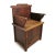 Mid 20th Century Vintage Chinese Trunk Box Arm Chair For Sale - Image 5 of 11
