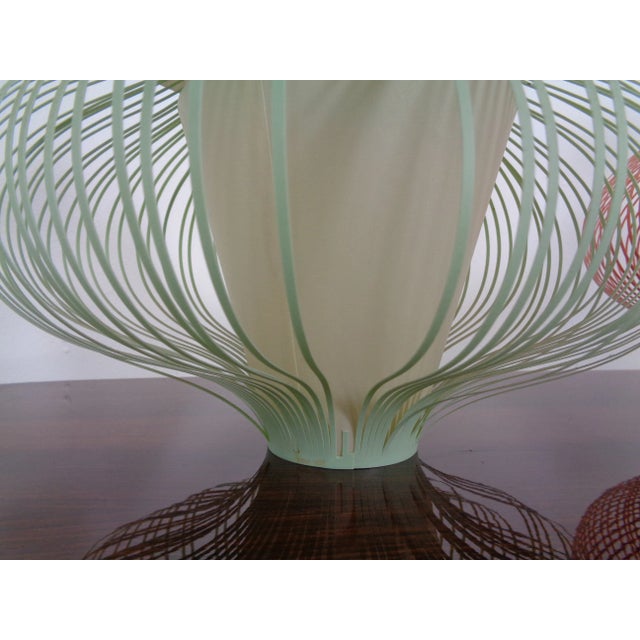 Filigree Spaghetti Ceiling Lamps, 1950s, Set of 2 For Sale - Image 15 of 18