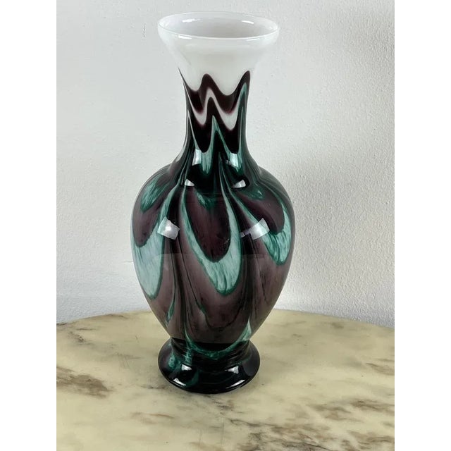 Opaline Glass Vase, Italy, 1970s For Sale - Image 10 of 10