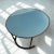 2020s Contemporary Blue Glass Drinks Table For Sale - Image 5 of 5