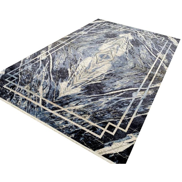 Handwoven Contemporary Turkish Area Rug 6x10 For Sale In Dallas - Image 6 of 10