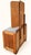 Art Deco Dressing Table in Oak and Marble with Triptych Mirror, 1930s For Sale - Image 3 of 13