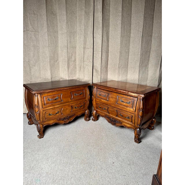 Louis XV Dutch Chest of Drawers, 1960s, Set of 2 For Sale - Image 14 of 14