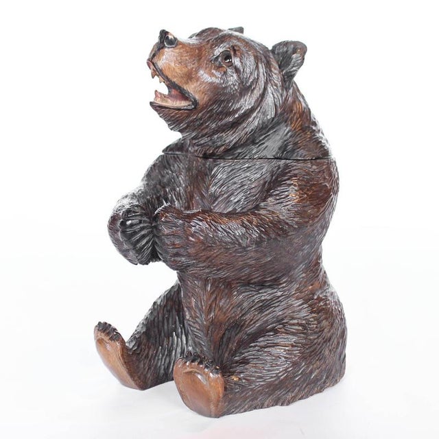 Carved Wooden Bear, 1890s For Sale - Image 14 of 14