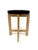 Swedish Oak and Leather Stool by Luxus, 1960s This piece has an attribution mark, I am sure that it is completely...