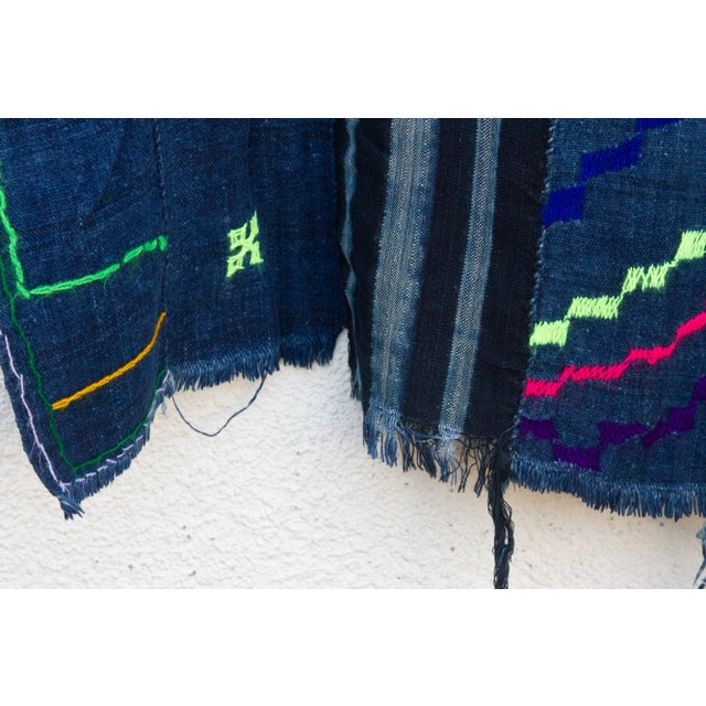 19th Century Hunter Heritage Blue Mud Cloth For Sale - Image 5 of 9