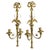 Early 20th Century Italian Carved Large and Giltwood Two-Light Sconces - A Pair For Sale - Image 15 of 18