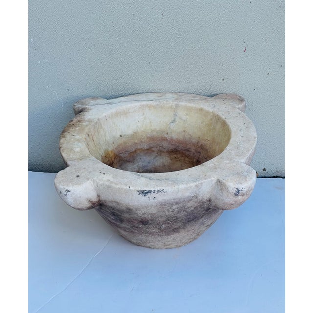 Early 19th Century Baroque Style Marble Harden Flower Pot For Sale - Image 4 of 5