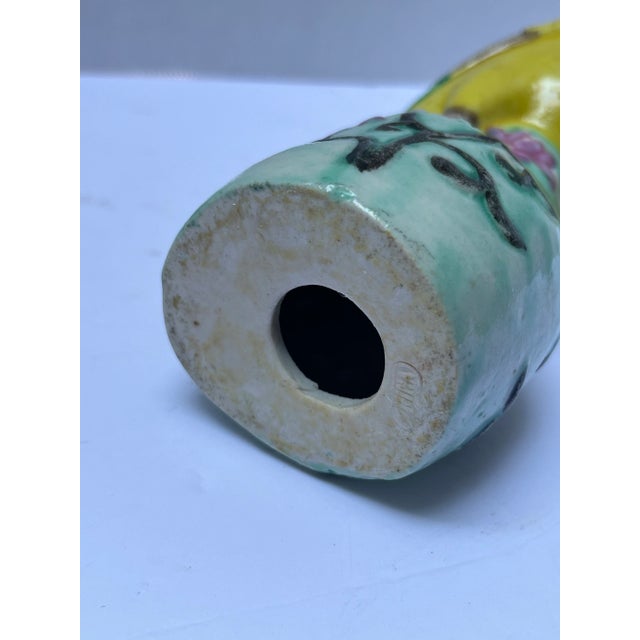 Antique Chinese Export Porcelain Bird Figurine For Sale - Image 6 of 8