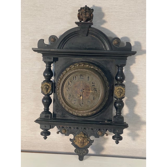 Antique Flemish/Ditch Wall Clock For Sale - Image 4 of 7
