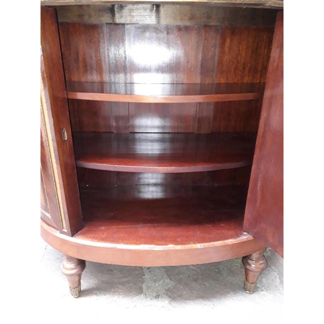 Napoleon III Half-Moon Chest of Drawers For Sale - Image 11 of 17