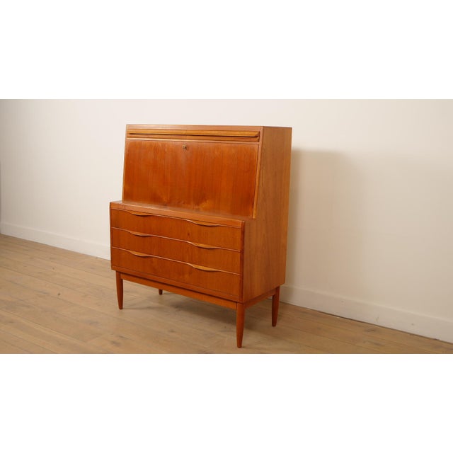 Wood Vintage Secretaire in Teak from Erling Torvits, 1960s For Sale - Image 7 of 18