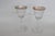 Transparent Late 20th Century Paneled Glassware Set Gold Border Crystal Goblets Etched Floral Motif - 18 pcs For Sale - Image 8 of 18