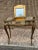 Wood Antique Florentine Italian Gilted Gold Leaf Ladies Mirrored Vanity Makeup Table. Circa 1920s For Sale - Image 7 of 11