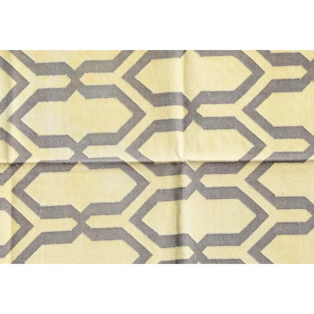 Boho Chic Agneta Rug, 6x9, Mustard For Sale - Image 3 of 5