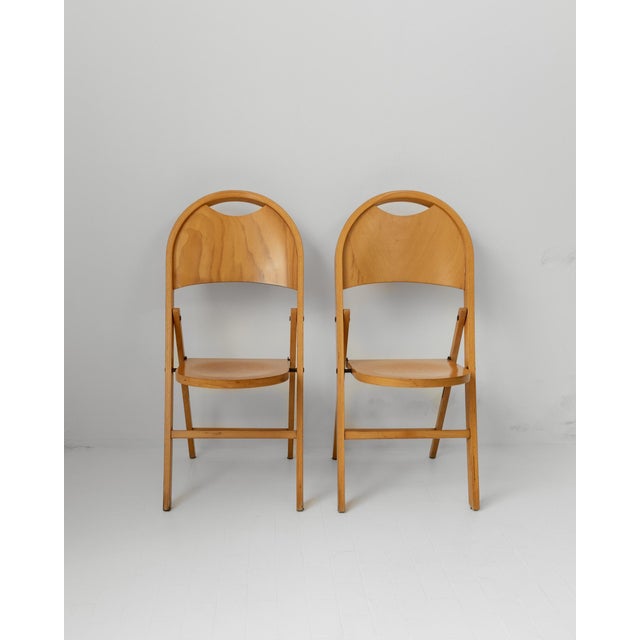 Vintage Tric Folding Chairs by Achille and Pier Giacomo Castiglioni for Bernini, 1970s, Set of 2 For Sale - Image 10 of 13