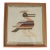 Vintage Framed Handwoven Bird Tapestry For Sale
