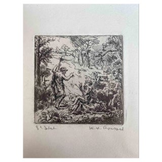 Ker Xavier Roussel, Pastorales, Original Etching, 1920s For Sale