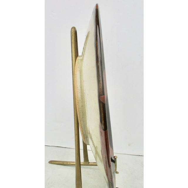 Large Stoneware Modern Charger 15.5" Diameter For Sale - Image 4 of 9