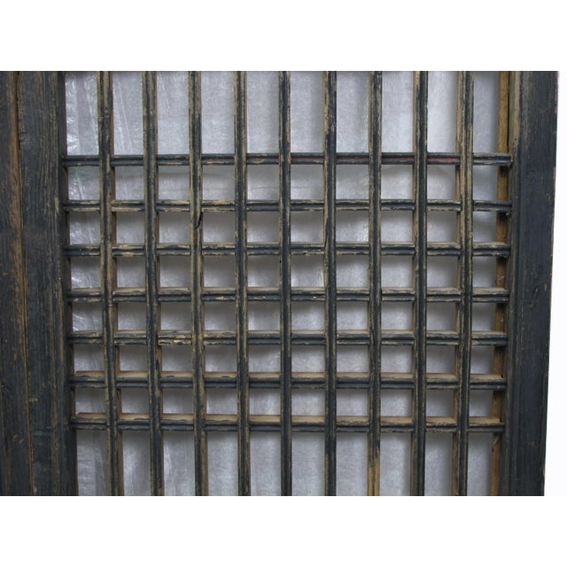 2000 - 2009 Pair of Vintage Chinese Latticed Screen Panel 3 For Sale - Image 5 of 7