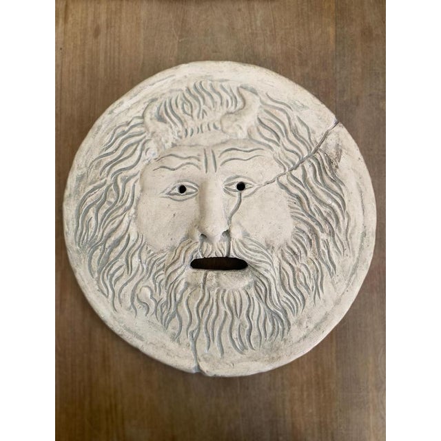 Vintage Mouth of Truth Wall Sculpture by Domenico Persiani, Rome For Sale - Image 10 of 13