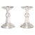 Art Deco Large English Silver Plated Candleholders, 1930s, Set of 2 For Sale - Image 11 of 11