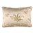 Schumacher Spitalfields Bouquet Lumbar Pillow In Alabaster For Sale