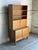 Vintage Danish Oak Secretary Cabinet in Style of Henning Kjærnulf Scandinavian Bookcase Hutch For Sale - Image 4 of 9
