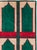 This Mid-20th century Turkish Art Deco style small room-size carpet presents a bold, structured composition arranged in...