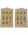 Pair Vintage Timothy Richards Lichfield House Architectural Bookends For Sale - Image 9 of 9