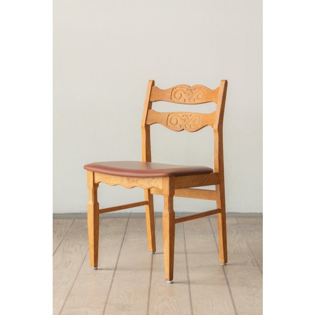 Dining Chairs by Henning Kjærnulf, 1960s, Set of 10 For Sale - Image 4 of 6