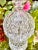 Glass Crystal Round Cut Glass Decanter For Sale - Image 7 of 8
