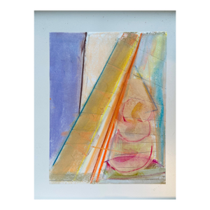 Original Abstract Drawing in Pastel by Erik Sulander