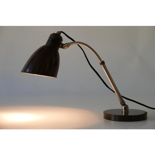 German Model Piccolo Table Lamp by Christian Dell for Bünte & Remmler, 1930s For Sale - Image 16 of 18