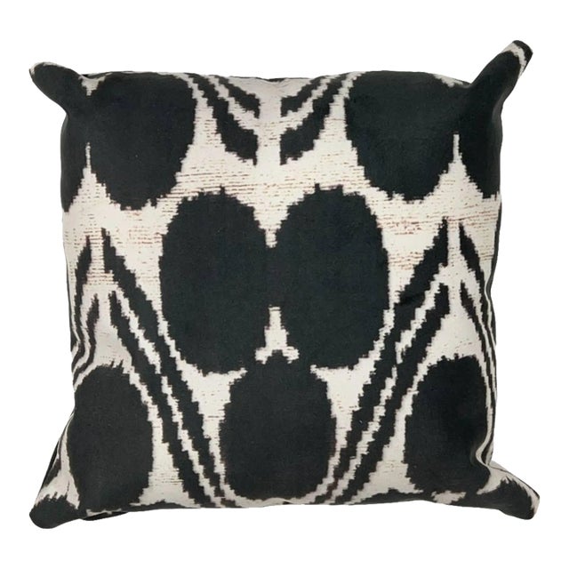 Double Sided Multi Color Turkish Style Ikat Pillow For Sale