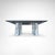 1980s Postmodern Star Galaxy Granite and Brushed Metal Coffee Table by Draenert, Germany, 1980s For Sale - Image 5 of 8