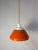 Model 854 Pendant Lamp in Orange Plastic from Lyskær Belysning For Sale - Image 11 of 11
