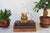 Mid 20th Century Vintage Brass Candle Holder For Sale - Image 5 of 10