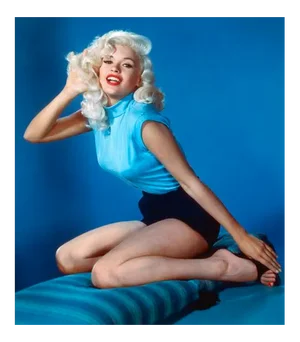 1959 Wallace Seawell Jayne Mansfield Canvas Portrait Photo