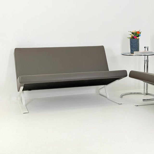 Mid-Century Satyr Compact Leather Sofa, Germany, 2000s For Sale - Image 16 of 18