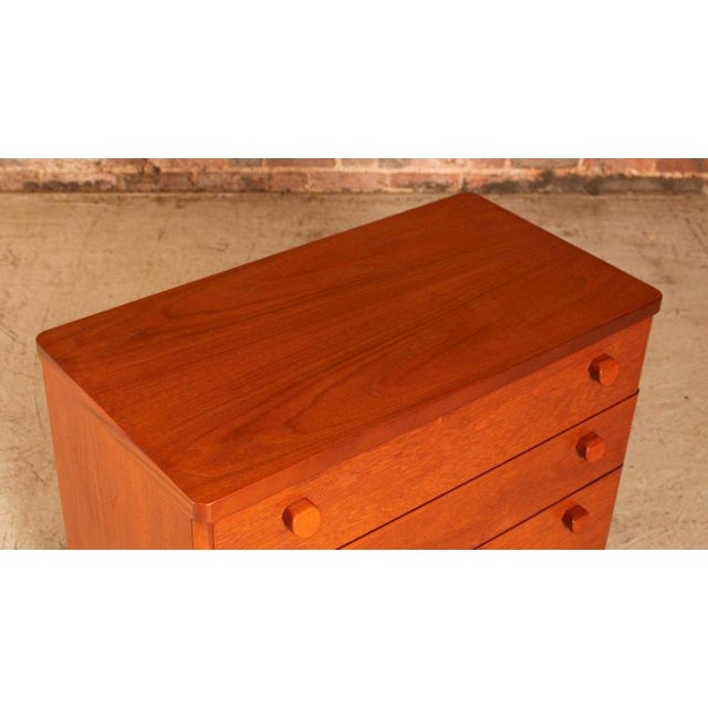 Wood Mid-Century Teak Chest of Drawers from Stag For Sale - Image 7 of 9