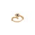 Metal 14k Yellow Gold Pear-Shape Blue Sapphire & Diamond Bypass Ring Size 6 For Sale - Image 7 of 13