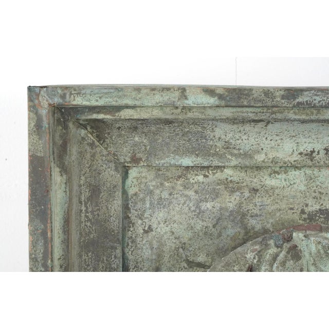 Early 20th Century Copper Rosette Architectural Element For Sale - Image 6 of 14