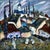 Russian Abstract Expressionist Village Oil Painting Soviet Non Conformist Frame: 27.5 X 27.5 Image: 19.5 X 19.5 Artist:...