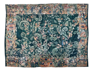 French Hand Tapestry by Aubusson, 1960s