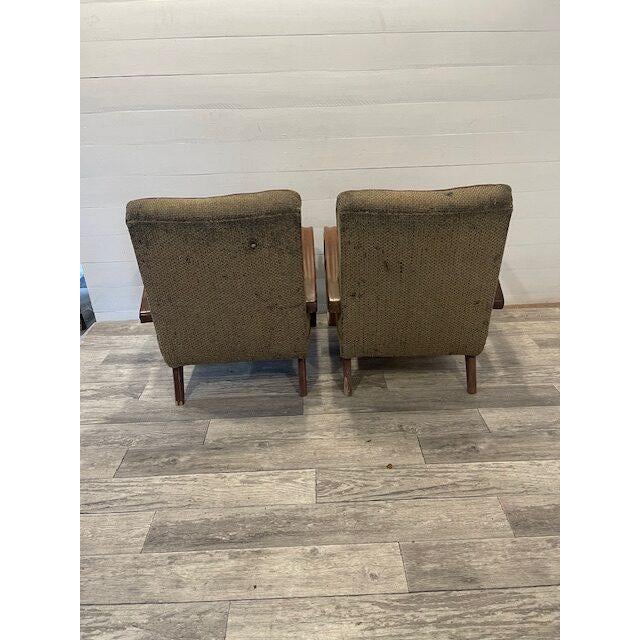 Art Deco Model C Mad-Man Relax Chairs from Jidrich Halabala, 1930s, Set of 2 For Sale - Image 3 of 6