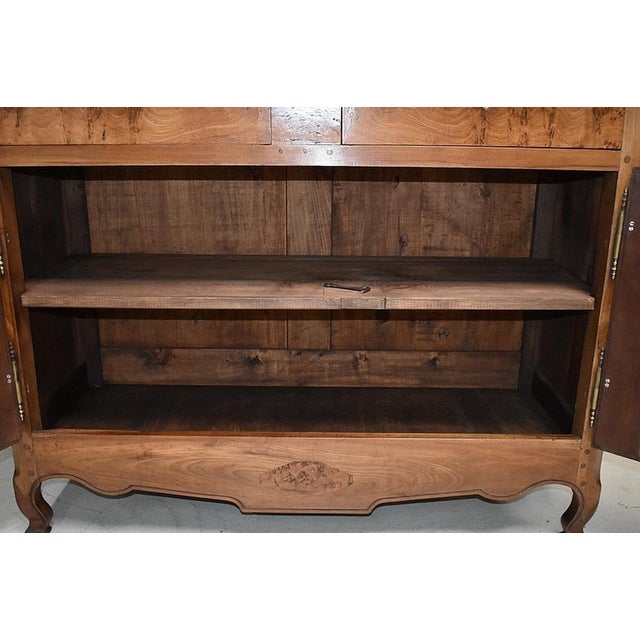 Louis XV French Cherry Buffet For Sale - Image 10 of 17