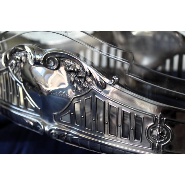 Silver-Tin Jardiniere attributed to Quist, Germany, 1890s For Sale - Image 9 of 11
