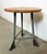 Brown Industrial Grey Workshop Stool, 1960s For Sale - Image 8 of 13