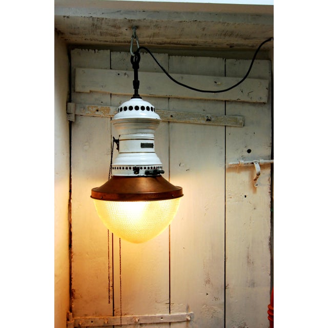 1910s Early 20th Century Block Arc Pendant For Sale - Image 5 of 7